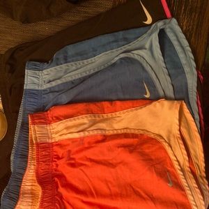 Nike Dri-fit gym shorts **set of three**